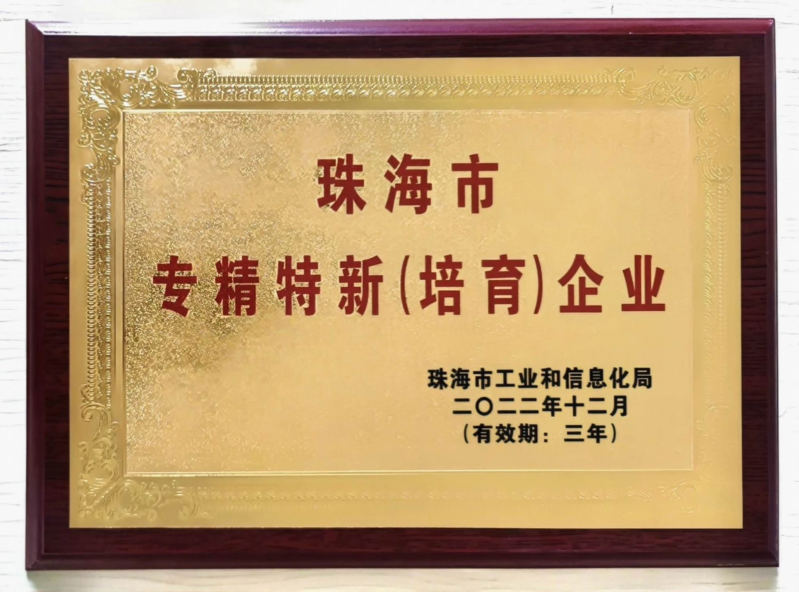 珠海市专精特新(培育)企业(2022)